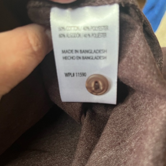 NWT - Weatherproof Vintage Henley, Chocolate, Size XL - Picture 12 of 12